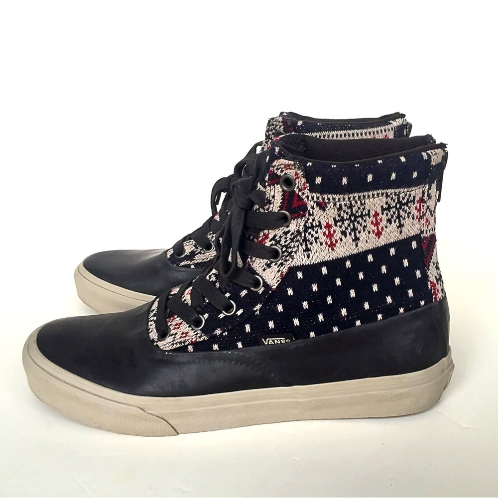 VANS High Top Rubber & Fabric Reindeer Booties!!